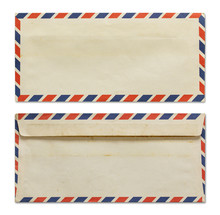Old Envelope Isolated On White Background