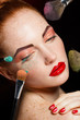 © GTeam - Professional colorful makeup for red-haired models