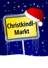 Wall Mural - Christkindlmarkt