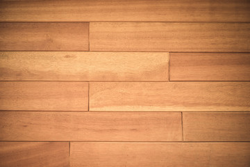 Wall Mural - Big Brown wood plank wall texture background