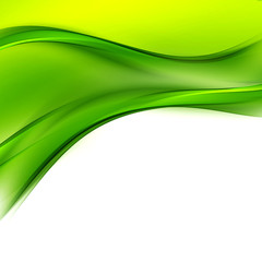 Abstract Green Wave Design