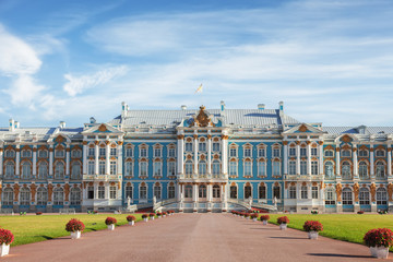 Catherine Palace in Tsarskoye Selo near Saint Petersburg, Russia