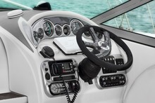 Modern Speed Motor Boat Interior
