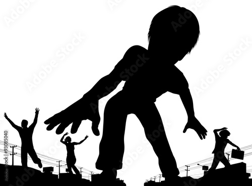 Fotografija  Boy giant