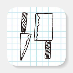 Doodle Kitchen knife