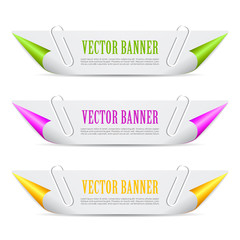 Poster - Vector paper banner