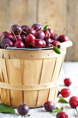 Wall Mural - Crab apple in basket