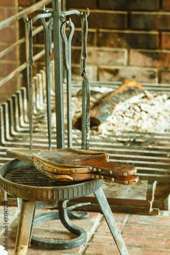 Fireplace Bellows Buy This Stock Photo And Explore Similar