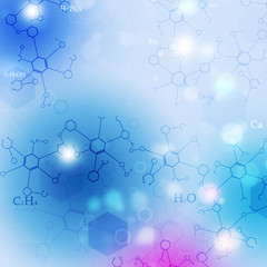 Wall Mural - chemistry science background