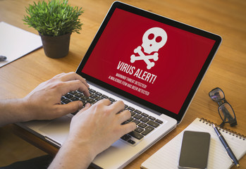 computer desktop infected