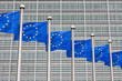 © Westend61 - Belgium, Brussels, European Commission, European flags at Berlaymont building