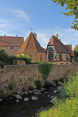 Wall Mural - Alsace Village de Kaysersberg chapelle de l'Oberhof
