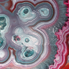 Wall Mural -  Mineral,colored agate with nacre