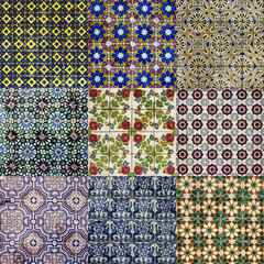 Fototapete - Ceramic tiles, Lisbon, Portugal