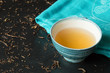 Green tea bancha - macrobiotic drink for natural food and healthy lifestyle