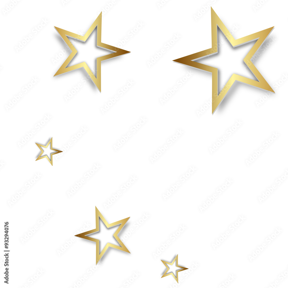 Stock-Vektorgrafik „Stern Sterne Symbol Hintergrund Gold Weihnachten“