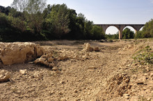 The Bed Of The River Gardon Completely Dry