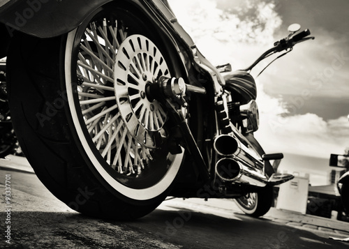 Plakat na papierze fotorealistycznym Motocykl