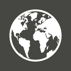 globe sign icon. world map geography symbol.