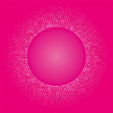 Pink Circular Background Love Theme