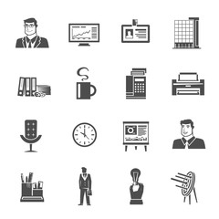 Poster - Office Icons Set