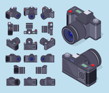 Isometric Photo Cameras