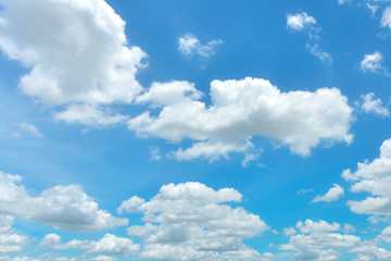 Wall Mural - bright sky and white cloud
