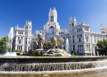 Cibeles Fountain - A Fountain In The Square Of The Same Name In