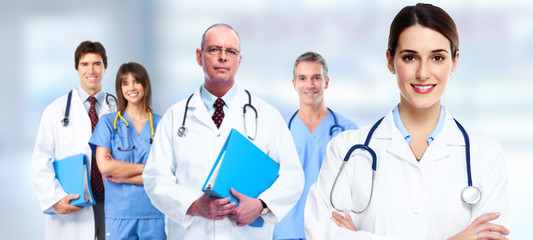 Poster - Group of medical doctors.