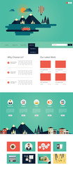 Wall Mural - website design vector eps 10