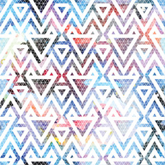 Wall Mural - tribal galaxy seamless pattern.
