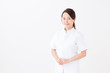 © taka - portrait of asian nurse on white background
