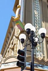 Wall Mural - U.S.A., California, San Diego, buildings of the Gas Lamp quarter