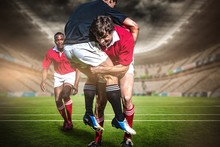 Composite Image Of Rugby Stadium