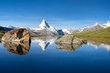 Stellisee mit Matterhorn in der Schweiz