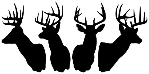 deer silhouettes