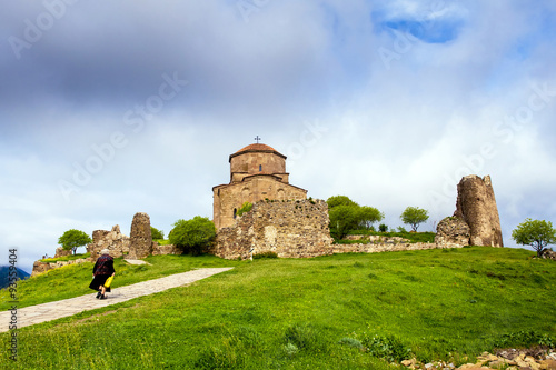 Fotografie, Obraz Jvari Monastery in Mtskheta, eastern Georgia.