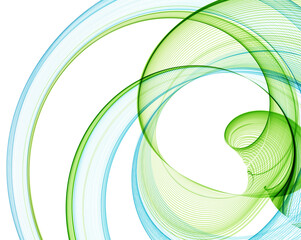 Wall Mural - color abstract lines. vector illustration