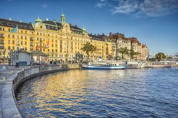 Wall Mural - Stockholm harbor