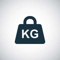 weight kg icon