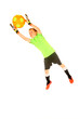 © sixdays - Young boy soccer goalie jumping to save from goal