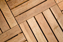 Outdoor Wooden Decking Tile