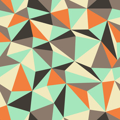 Aufkleber - Triangle Seamless Pattern