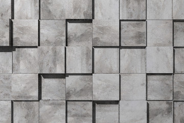 Wall Mural - textured stone cubes