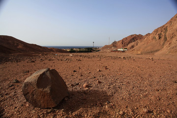 Wall Mural - death desert drought stones