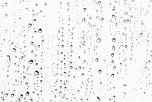 Texture Rain Drops On The Glass