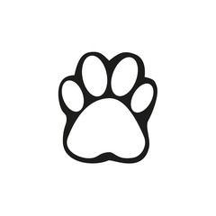 Wall Mural - Paw  icon.