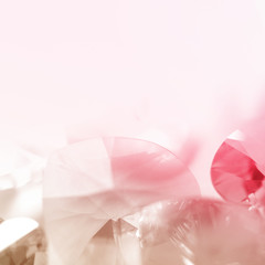 Wall Mural - crystal texture background in soft color and blur style
