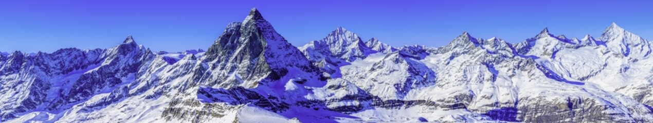 Wall Mural - Swiss Alps - Matterhorn, Switzerland, panorama