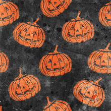 Halloween Pattern With Scratches
